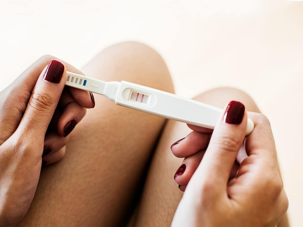 positiver Schwangerschaftstest trotz Periode